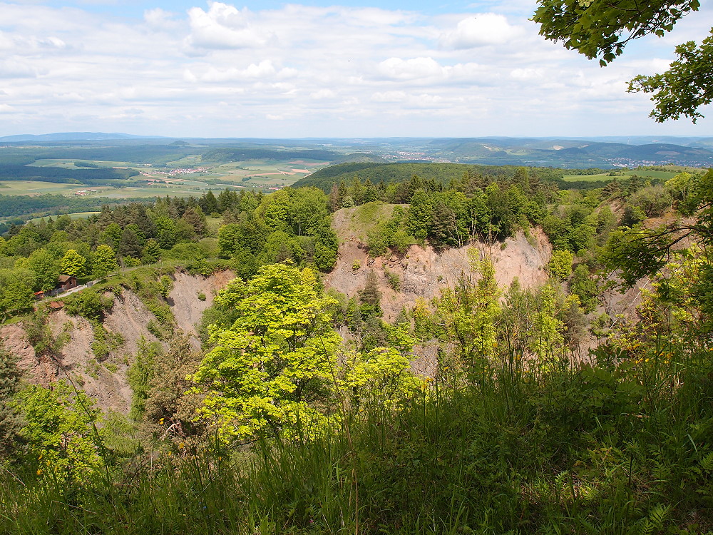 Aussicht oberhalb des Kraters